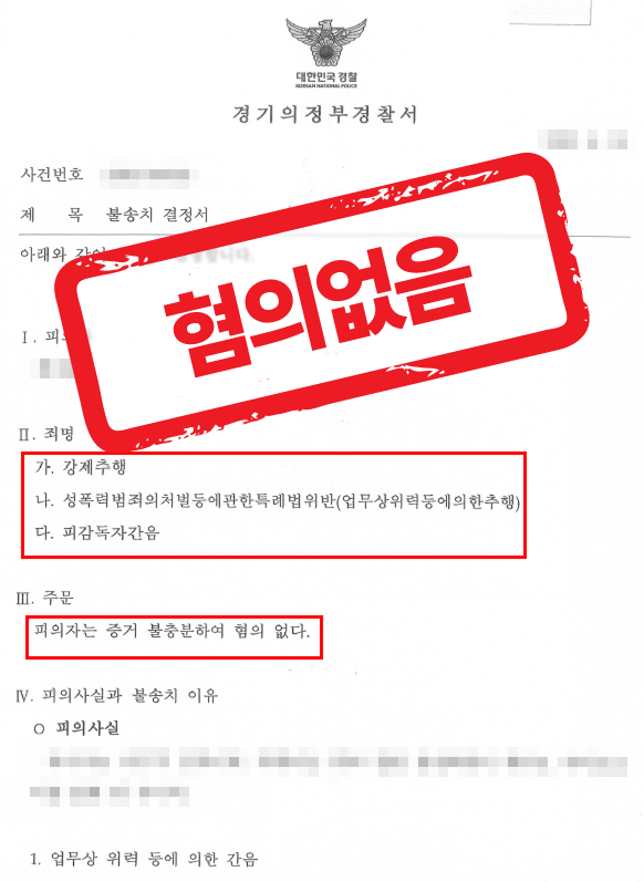 야구부 감독이 학부모로부터 업무상위력에의한추행으로 고소를 당했으나 무혐의 받은 사례 — 성범죄 전문 변호사의 실전 변론