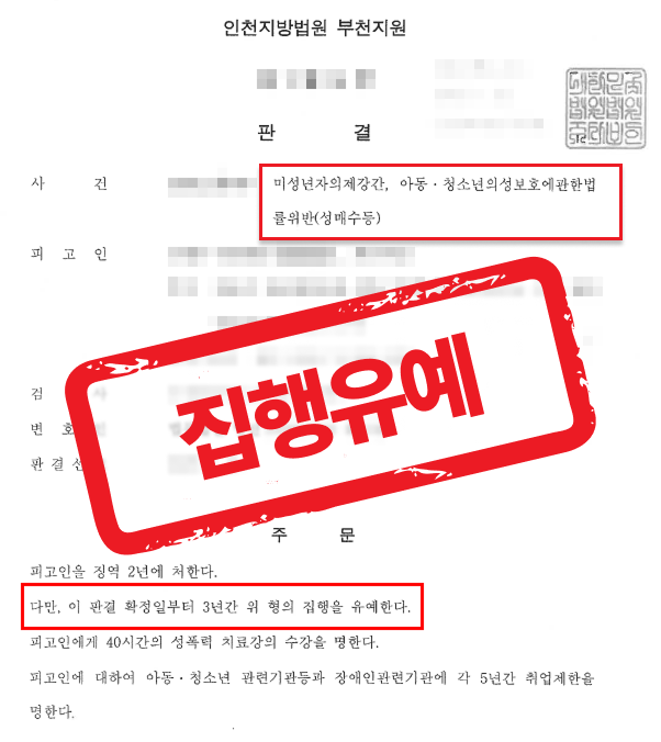 미성년자 성범죄 기소 사건, 실형 위기에서 집행유예 받은 사례 — 성범죄 전문 변호사의 실전 변론