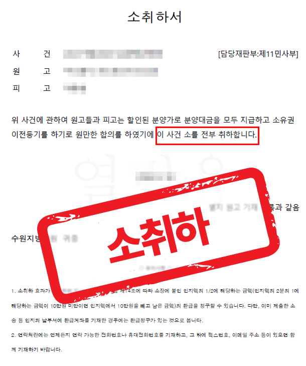 분양대금반환 소송에서 이행불능 주장을 막아내고 할인 분양가 합의로 마무리한 사례 — 전문 변호사의 실전 변론
